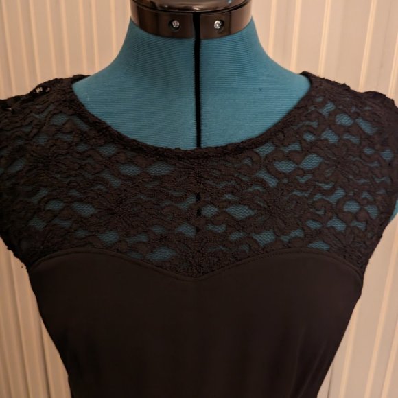 Sweet Storm, Size Large, Black Dress, Stretchy Cocktail dress - Picture 2 of 6